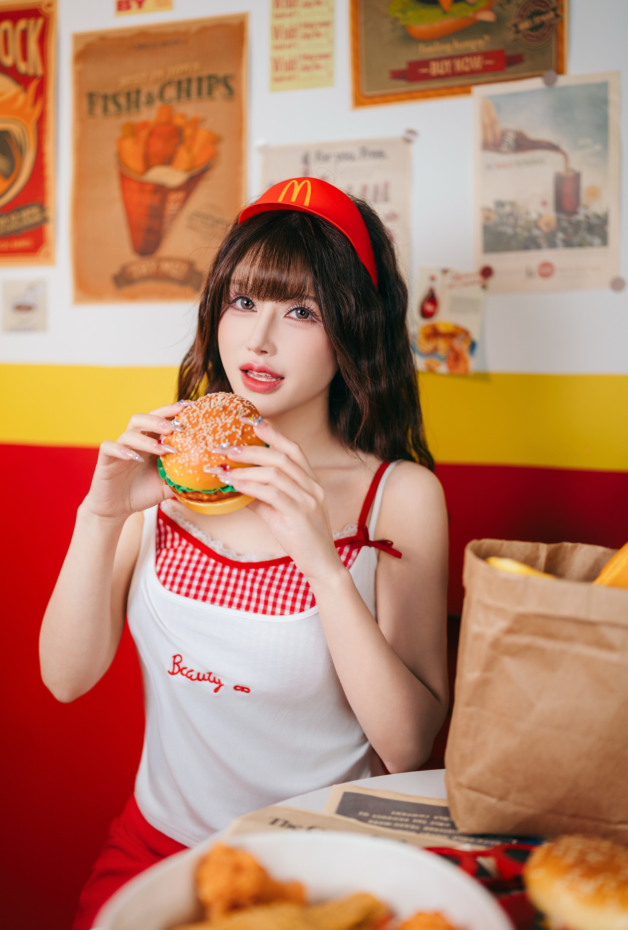 图片[1]-鹿八岁baby – NO.132 麦门打工日记 [17P]-XikXak